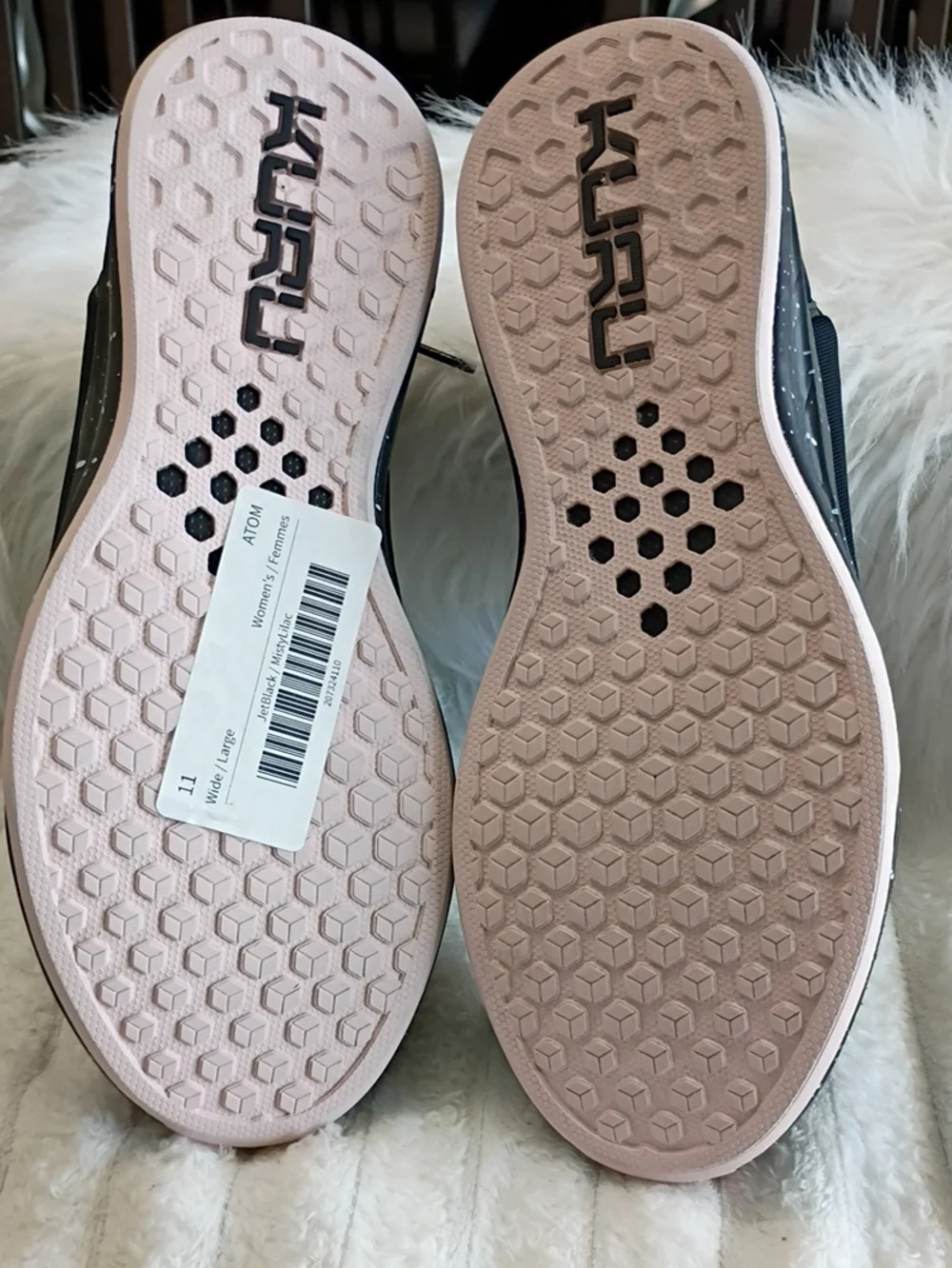 Kuru Atom Black & Pink Plantar Fascitis Orthopedic Support Walking Work Shoe 11W